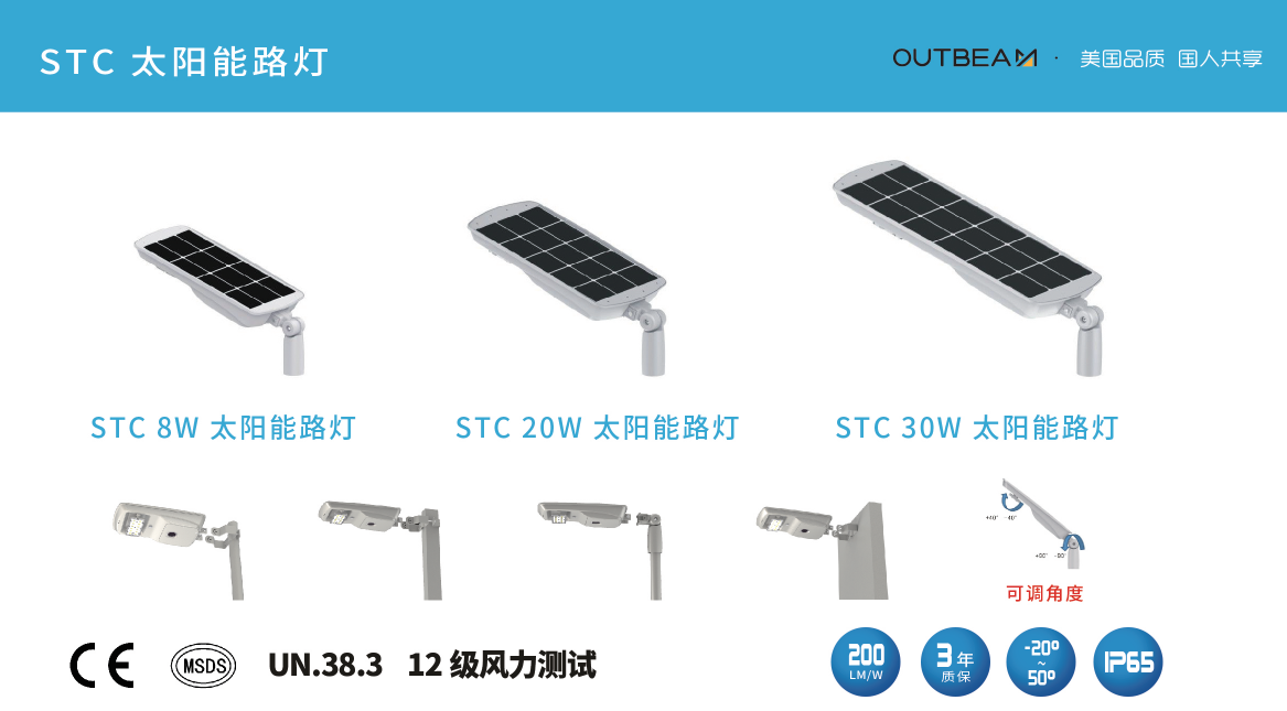 乐鱼官网STC系列LED太阳能路灯